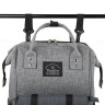 Рюкзак для мамы BRAUBERG MOMMY, крепления для коляски, термокарманы, серый, 41x24x17 см, 270818 по низкой цене оптом Краснодар, Москва, Уфа, Казань, Барнаул, Владивосток, Хабаровск, Сахалин, Красноярск, Екатеренбург, 