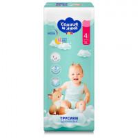 Подгузники-трусики 32 шт, СОЛНЦЕ И ЛУНА Fun, размер 4/L (9-14 кг), ш/к 05259, 14116