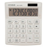 Калькулятор настольный CITIZEN SDC-810NRWHE, КОМПАКТНЫЙ (124х102 мм), 10 разрядов, двойное питание, БЕЛЫЙ по низкой цене оптом 