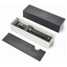 Ручка-роллер PARKER "IM Core Black Lacquer GT", корпус черный глянцевый лак, позолоченные детали, черная, 1931659 по низкой цене оптом 