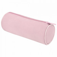 Пенал-тубус BRAUBERG, с эффектом Soft Touch, мягкий, Pastel pink, 272299