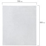 Тряпка для мытья пола из микрофибры 70х80 см "OVERLOCK GREY COLOUR", серая, LAIMA HOME, 608223 по низкой цене оптом 