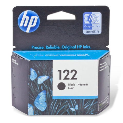 Картридж струйный HP (CH561HE) DeskJet 1050/2050/2050s, №122, черный, оригинальный, ресурс 120 стр. по низкой цене оптом 
