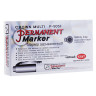 Маркер перманентный (нестираемый) CROWN "Multi Marker Super Slim", ЧЕРНЫЙ, тонкий, 1 мм, P-505F по низкой цене оптом 