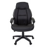Кресло офисное BRABIX "Formula EX-537", экокожа, черное, 531388