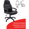 Кресло офисное BRABIX "Formula EX-537", экокожа, черное, 531388