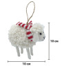 Украшение ёлочное (1шт) "Овечка", 10х6х13 см, фланель, фетр, ассорти 3 дизайна, ЗОЛОТАЯ СКАЗКА, 592421 по низкой цене оптом 