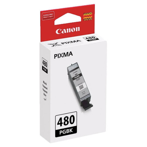 Картридж струйный CANON (PGI-480PGBK), для PIXMA TS704/TS6140, пигмент черный, ресурс 200 страниц, 2077C001 по низкой цене оптом 