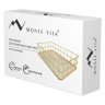Органайзер корзинка для косметики и мелочей металлическая MONTE VITA, 242х162х63 мм, золото, 272481 по низкой цене оптом 