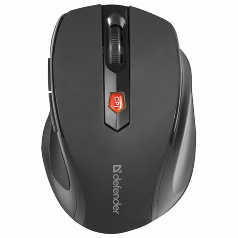 Мышь беспроводная DEFENDER Ultra MM-315, USB, 5 кнопок + 1 колесо-кнопка, оптическая, черная, 52315 по низкой цене оптом Краснодар, Москва, Уфа, Казань, Барнаул, Владивосток, Хабаровск, Сахалин, Красноярск, Екатеренбург, 
