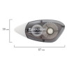 Корректирующая лента BRAUBERG BLACK&WHITE 5 мм х 8 м, корпус черный тонированный, механизм перемотки, 227800 по низкой цене оптом 