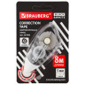 Корректирующая лента BRAUBERG BLACK&WHITE 5 мм х 8 м, корпус черный тонированный, механизм перемотки, 227800 по низкой цене оптом 