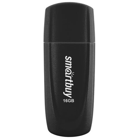 Флеш-диск 16GB SMARTBUY Scout USB 2.0, черный, SB016GB2SCK по низкой цене оптом Краснодар, Москва, Уфа, Казань, Барнаул, Владивосток, Хабаровск, Сахалин, Красноярск, Екатеренбург, 