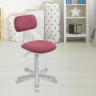 Кресло детское CH-W201NX, без подлокотников, пластик белый, розовое, 477005