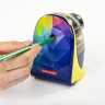 Точилка механическая BRAUBERG "MULTICOLOR", корпус с печатью, 228489    по низкой цене оптом Краснодар, Москва, Уфа, Казань, Барнаул, Владивосток, Хабаровск, Сахалин, Красноярск, Екатеренбург, 