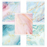 Тетради КОМПЛЕКТ 5 шт. А5, 48 л., BRAUBERG, скоба, клетка, SoftTouch, фольга, "Marble", 404398 по низкой цене оптом 
