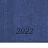 Еженедельник датированный 2022 МАЛЫЙ ФОРМАТ 95х155 мм А6, BRAUBERG "Wood", под кожу, синий, 112894 по низкой цене оптом 
