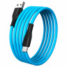 Кабель S21 USB -Type C, 1 м, 3 А, SMARTBUY, для зарядки и передачи данных, синий 9339, iK-3112-S21bb по низкой цене оптом Краснодар, Москва, Уфа, Казань, Барнаул, Владивосток, Хабаровск, Сахалин, Красноярск, Екатеренбург, 