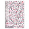 Тетрадь А4 80л. HATBER гребень, клетка, матовая ламинация, Floral collection (микс в спайке), 082972, 80Т4лВ1гр по низкой цене оптом 