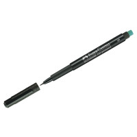Маркер перманентный Faber-Castell "Multimark permanent" S, черный, игольч., 0,4мм, с ластиком