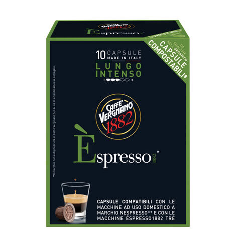 Капсулы для кофемашин NESPRESSO, Lungo Intenso, натуральный кофе, 10 шт. х 5 г, VERGNANO, 8001800005501 по низкой цене оптом Капсулы для кофемашин NESPRESSO, Lungo Intenso, натуральный кофе, 10 шт. х 5 г, VERGNANO, 8001800005501 по низкой цене оптом