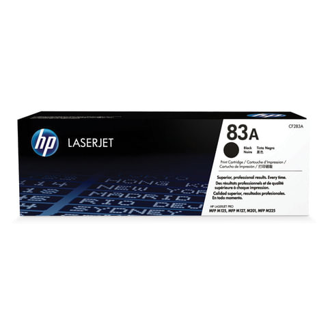 Картридж лазерный HP (CF283A) LaserJet Pro M125/M201/M127/M225, черный, оригинальный, ресурс 1500 страниц по низкой цене оптом 