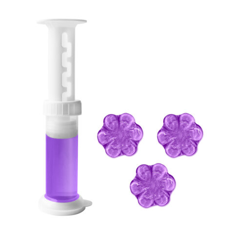 Диски гелевые для унитаза 44г LAIMA "Лаванда", 8 штук, 609784, 609794 по низкой цене оптом 