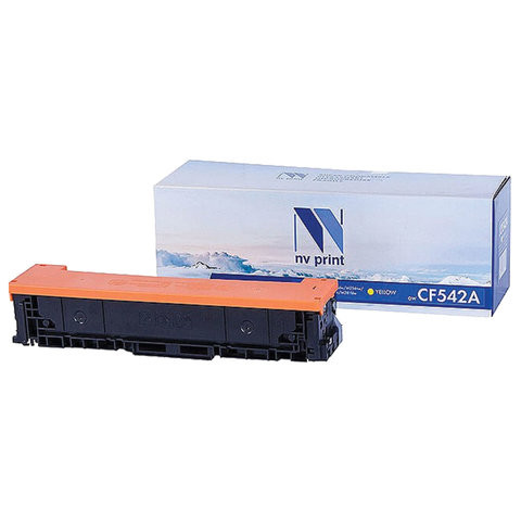 Картридж лазерный NV PRINT (NV-CF542A) для HP M254dw/M254nw/MFP M280nw/M281fdw, желтый, ресурс 1300 страниц по низкой цене оптом 