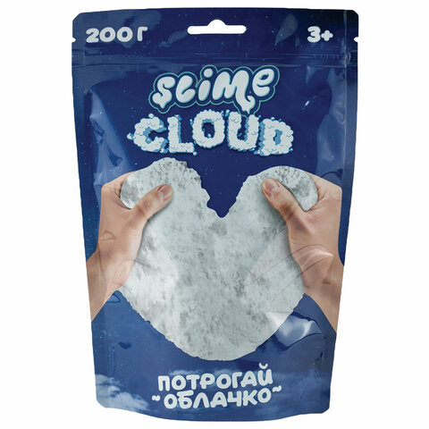 Слайм (лизун) "Cloud Slime. Облачко", с ароматом пломбира, 200 г, ВОЛШЕБНЫЙ МИР, S130-29 по низкой цене оптом 