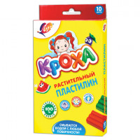 Пластилин растительный ЛУЧ, 10 цветов, 160 г, 26С 1556-08