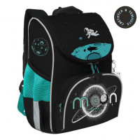 Ранец GRIZZLY анатомическая спинка, с мешком для обуви, для мальчиков, MOON, 33х25х13, RAm-385-3/1