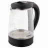 Чайник SCARLETT SC-EK27G68, 1,9 л, 1500 Вт, закрытый нагревательный элемент, стекло, черный по низкой цене оптом Краснодар, Москва, Уфа, Казань, Барнаул, Владивосток, Хабаровск, Сахалин, Красноярск, Екатеренбург, 