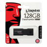 Флеш-диск 128 GB, KINGSTON DataTraveler 100 G3, USB 3.0, черный, DT100G3/128GB по низкой цене оптом Краснодар, Москва, Уфа, Казань, Барнаул, Владивосток, Хабаровск, Сахалин, Красноярск, Екатеренбург, 
