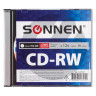 Диск CD-RW SONNEN, 700 Mb, 4-12x, Slim Case (1 штука), 512579 по низкой цене оптом Краснодар, Москва, Уфа, Казань, Барнаул, Владивосток, Хабаровск, Сахалин, Красноярск, Екатеренбург, 