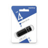 Флеш-диск 4 GB, SMARTBUY Quartz, USB 2.0, черный, SB4GBQZ-K по низкой цене оптом Краснодар, Москва, Уфа, Казань, Барнаул, Владивосток, Хабаровск, Сахалин, Красноярск, Екатеренбург, 