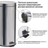 Ведро-контейнер для мусора (урна) с педалью LAIMA "Classic", 30 л, зеркальное, нержавеющая сталь, со съемным внутренним ведром, 232263 по низкой цене оптом 