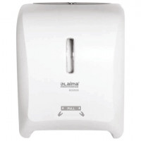 Диспенсер для полотенец в рулонах LAIMA PROFESSIONAL SUPER (H1), механический, ABS-пластик, белый, 609506