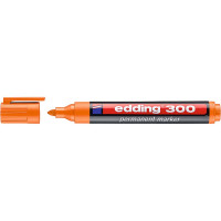 Маркер пермаментный edding 300, круглый наконечник, 1.5-3 мм Оранжевый