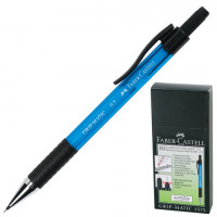 Карандаш механический 0,5 мм, FABER-CASTELL "Grip Matic 1375", ластик, корпус голубой, 137551