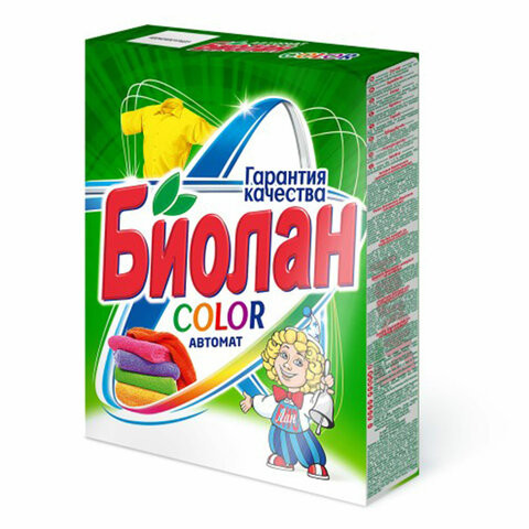 Стиральный порошок-автомат 350 г, БИОЛАН Color по низкой цене оптом 