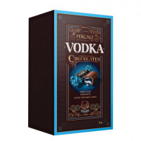 Конфеты шоколадные PERGALE "Pergale with vodka", с алкоголем, 190 г, картонная коробка, 10999