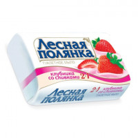 Мыло туалетное 90 г, ЛЕСНАЯ ПОЛЯНКА (Нэфис Косметикс), "Клубника со сливками", 1097-2