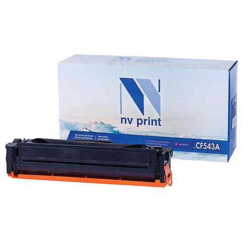 Картридж лазерный NV PRINT (NV-CF543A) для HP M254dw/M254nw/MFP M280nw/M281fdw, пурпурный, ресурс 1300 страниц по низкой цене оптом 