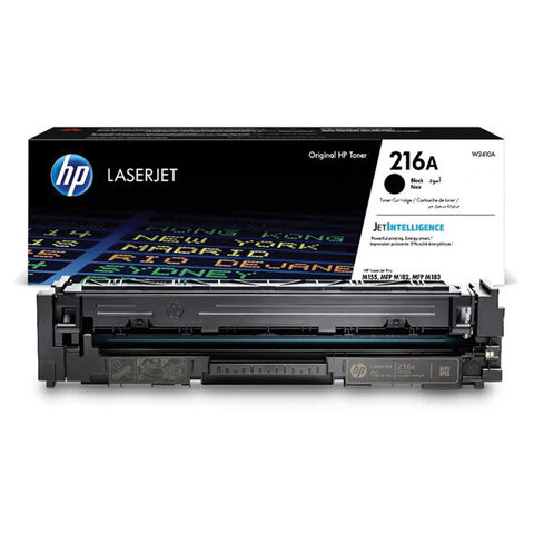 Картридж лазерный HP (W2410A) 216A для HP Color LaserJet M182n/M183fw, черный, оригинальный, ресурс 1050 страниц по низкой цене оптом 