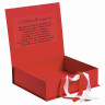 Этикетка самоклеящаяся 210х297 мм, 1 этикетка, красная, 70 г/м2, 50 листов, BRAUBERG, сырье Финляндия, 127509
