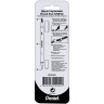 Фломастер-кисть PENTEL (Япония) двусторонний, 1,2/10,5 мм, блистер, черный, XSFW34A по низкой цене оптом 