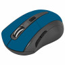 Мышь беспроводная DEFENDER Accura MM-965, USB, 5 кнопок + 1 колесо-кнопка, оптическая, голубая, 52967 по низкой цене оптом 