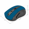 Мышь беспроводная DEFENDER Accura MM-965, USB, 5 кнопок + 1 колесо-кнопка, оптическая, голубая, 52967 по низкой цене оптом 