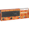 Клавиатура проводная DEFENDER OfficeMate HM-710 RU, USB, 104 клавиши + 12 дополнительных клавиш, мультимедийная, черная, 45710 по низкой цене оптом 