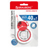 Корректирующая лента BRAUBERG EXTRA LENGTH, 5 мм х 40м, механизм перемотки, корпус прозрачный, блистер, 272502 по низкой цене оптом 